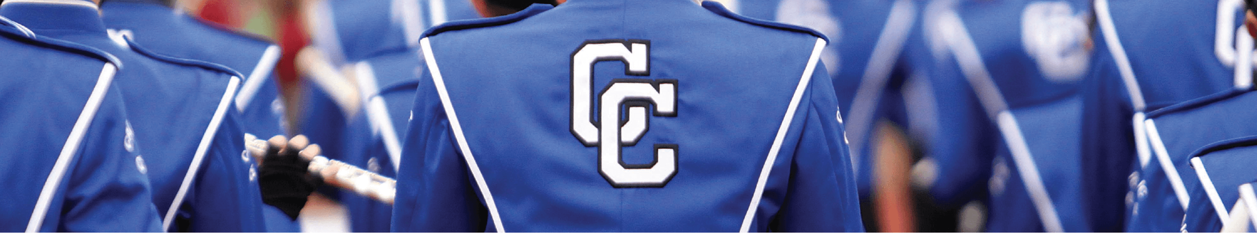 CC logo on band uniforms for Aluminator