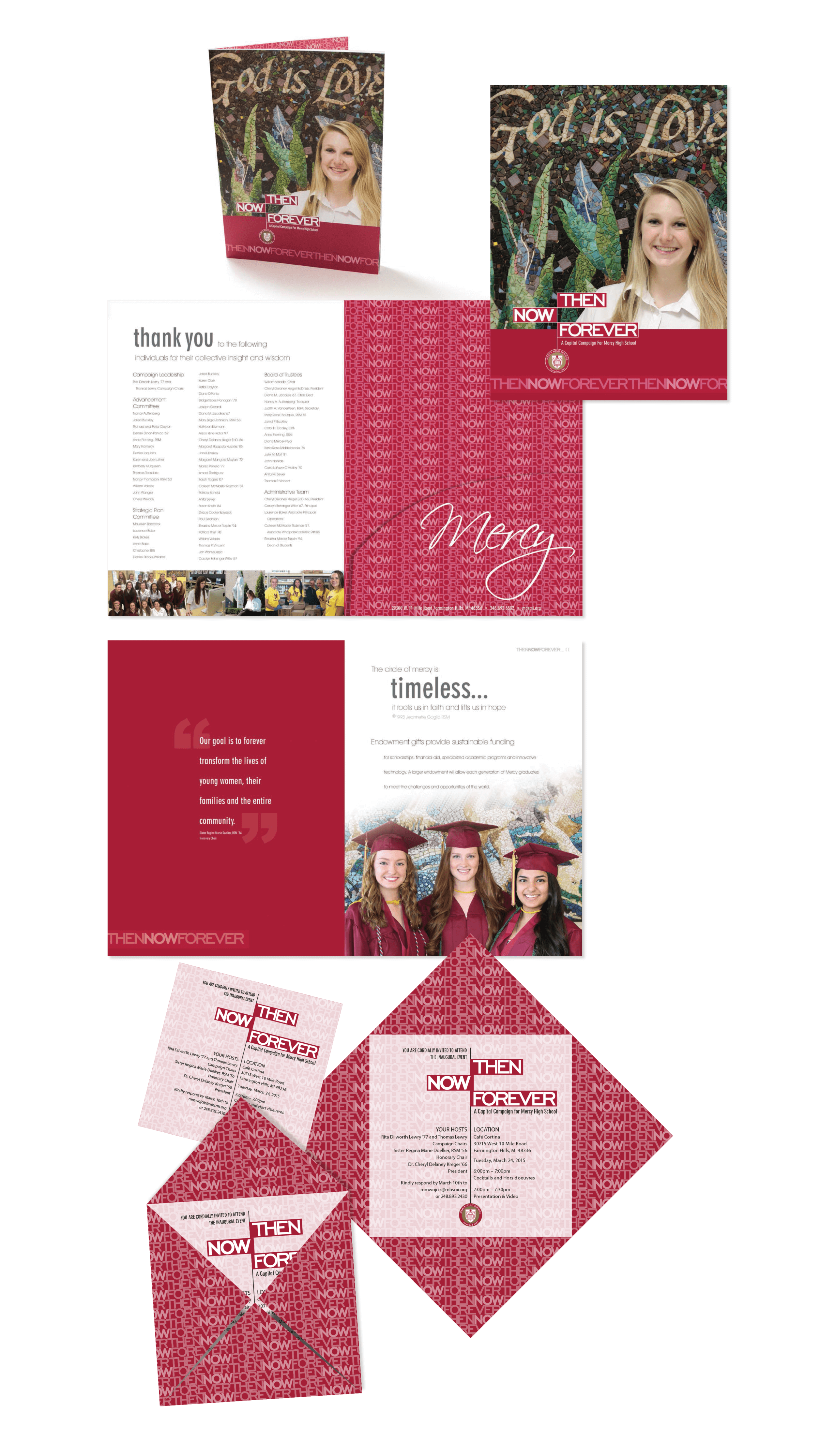 Invitation and fundraising events create campaign success with Anne Ink branding, marketing, and corporate identity expertise.