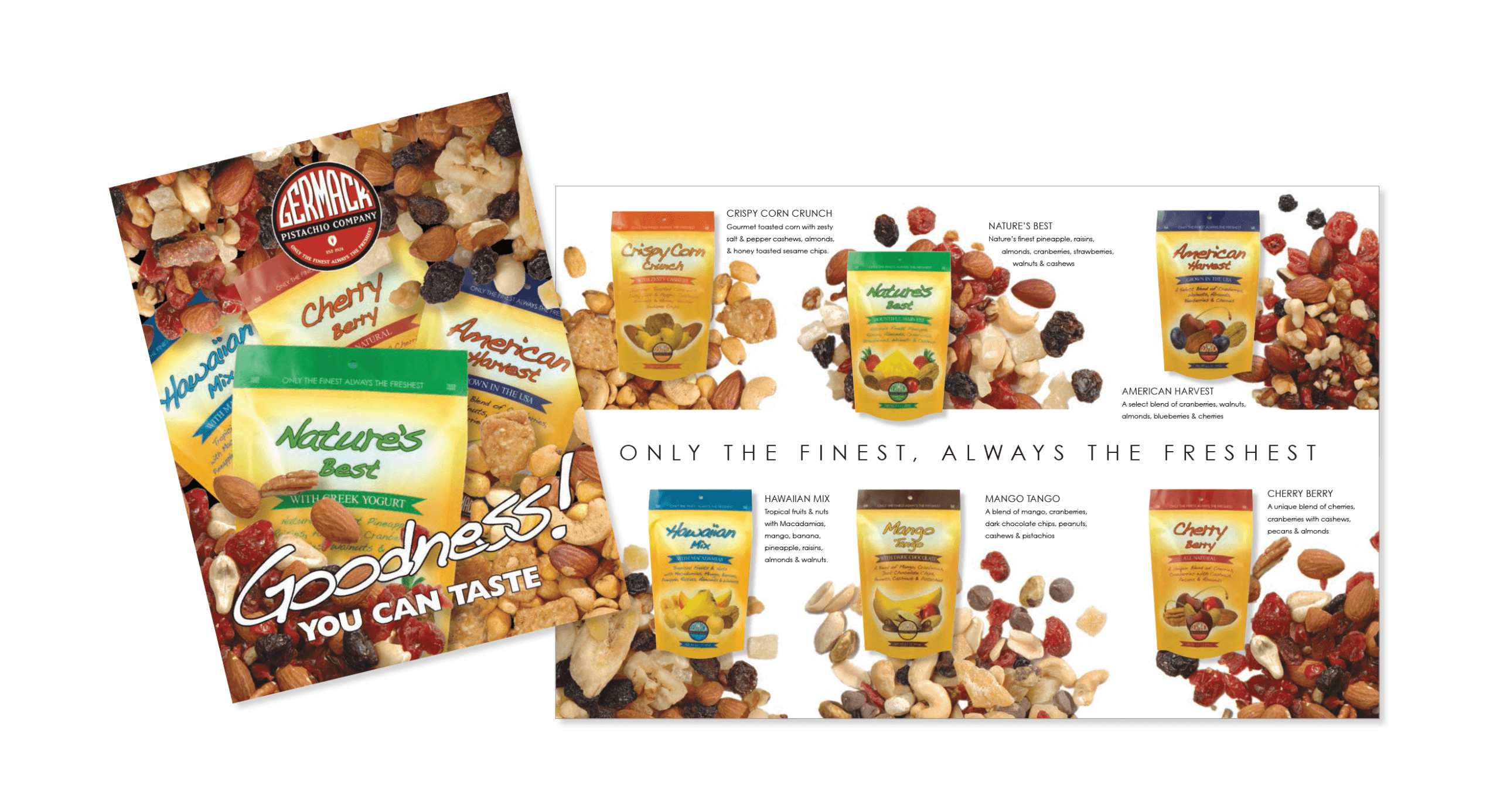 Germack Goodness pouch bags brochure
